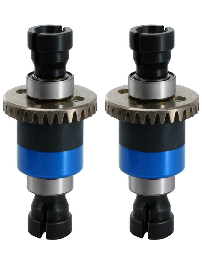 POLANTA 2Pcs Assembled Differential 30T 0.8Mod for ARRMA 1/18 Granite GROM, 1/14 Typhon GROM, 1/16 Mojave GROM (Blue) - Image 2